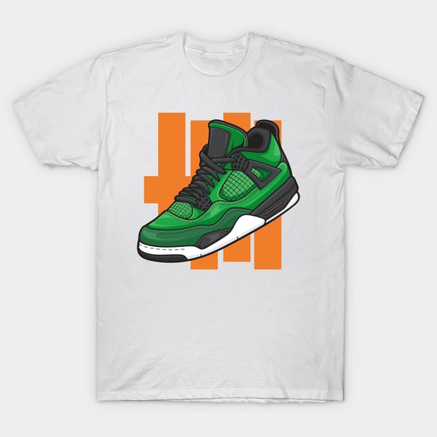 AJ 4 Retro Manila Sneaker T-Shirt by milatees